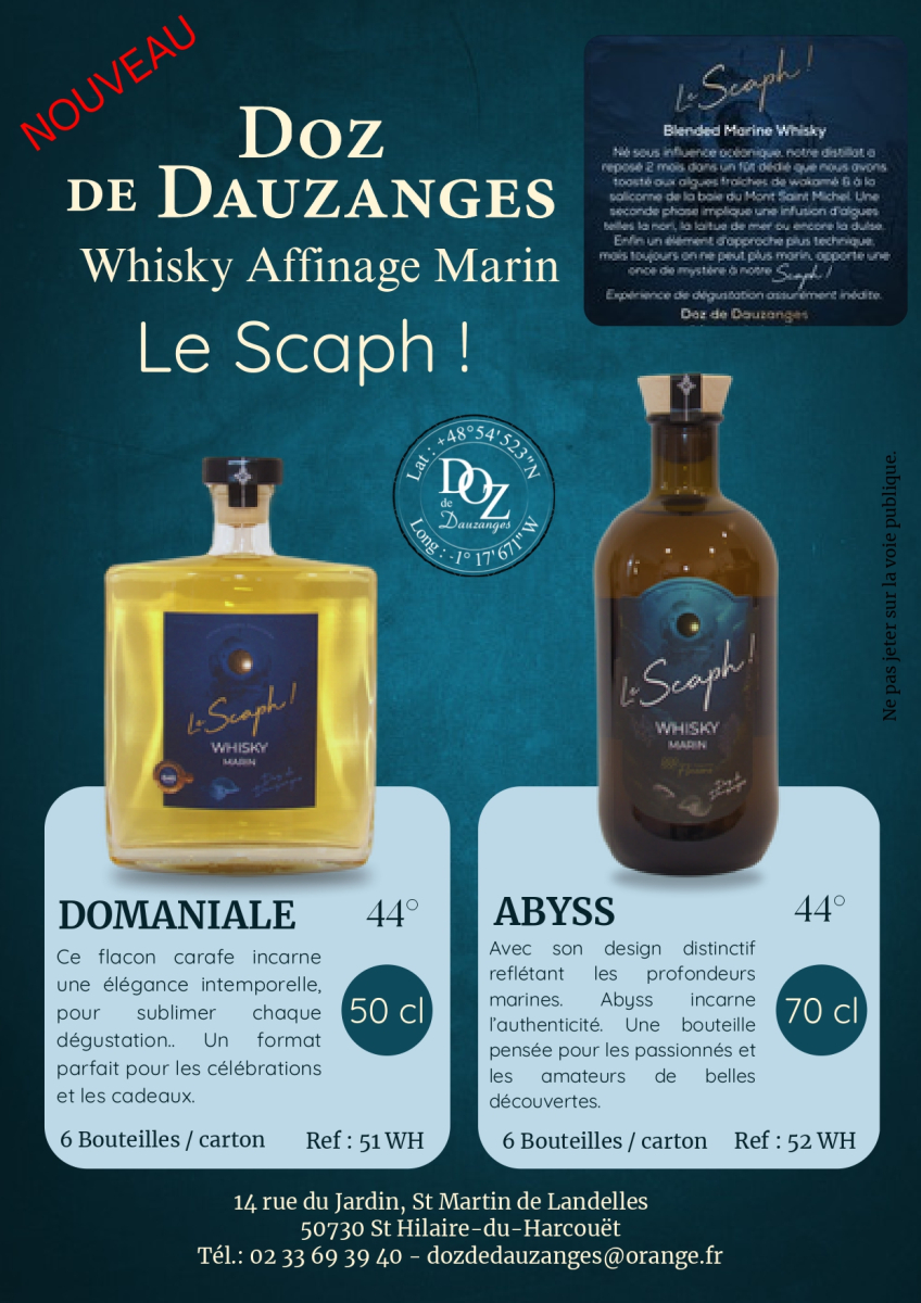 <strong>Whisky Marin cask finish</strong> <br/>Le Scaph